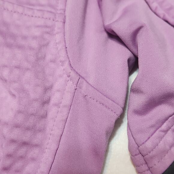 Nike Women's Sphere Thermal  Jacket Purple & Gray 1/4 Zip Thumbholes Moto Gorp - Picture 13 of 13